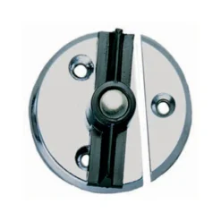 PERKO Chromed Zinc Door Button - 1 3/4" with Tension Spring