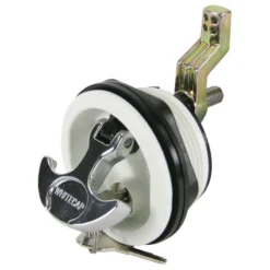 WHITECAP Lift Handle, White, Chrome Lock