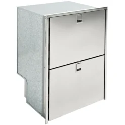 ISOTHERM Drawer 160 Light Refrigerator Only, AC/DC, 5.5 Cu. Ft., Stainless Steel, 4-Sided Flush Mount Flange