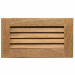 WHITECAP Teak Louvered Insert, 11 3/16" x 6 3/8" x 3/4"