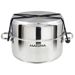 MAGMA Professional Series Gourmet Nesting 7-Piece Stainless Steel Induction Cookware Set with Ceramica&reg; Non-Stick -Deals Boat Cabin & Galley Store 17685165 3 1500.27012021120126
