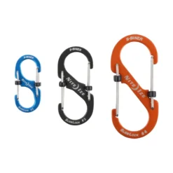 NITE IZE S-Biner&reg; SlideLock&reg; Aluminum Dual Carabiner, 3-Pack
