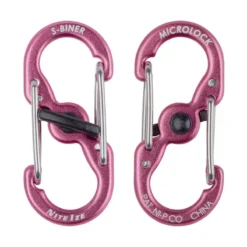 NITE IZE S-Biner&reg; TagLock&trade; Aluminum, 2-Pack
