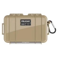 PELICAN PRODUCTS 1050 Waterproof Micro Case, Desert Tan