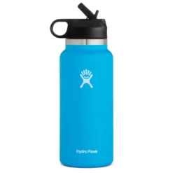 HYDRO FLASK 32 oz. Wide-Mouth Water Bottle with Straw Lid