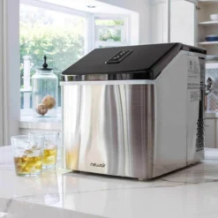 NEW AIR Countertop Clear Ice Maker, 40 lbs. -Deals Boat Cabin & Galley Store 20279907 4 1500.14062021033020