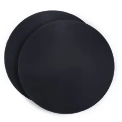 BIXBY INTERNATIONAL 7 1/2" Diameter BixStix Non-Slip Pads, Black
