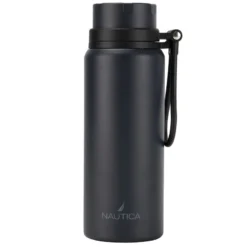 NAUTICA 22 oz. Square Knot Stainless Steel Water Bottle