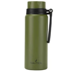 NAUTICA 22 oz. Square Knot Stainless Steel Water Bottle