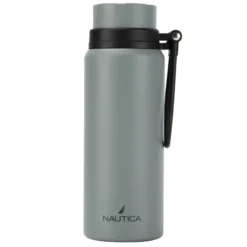 NAUTICA 22 oz. Square Knot Stainless Steel Water Bottle