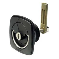 PERKO Flush Lock and Latch for Smooth or Carpeted Surfaces - with Straight Cam Bar
