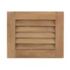 SEATEAK Louvered Teak Insert, 3/4" x 9 1/8" x 7 1/2"