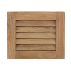 SEATEAK Louvered Teak Insert, 3/4" x 9 1/8" x 7 1/2"