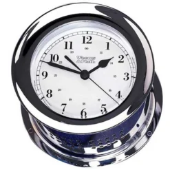 WEEMS & PLATH Atlantis Quartz Clock, Chrome