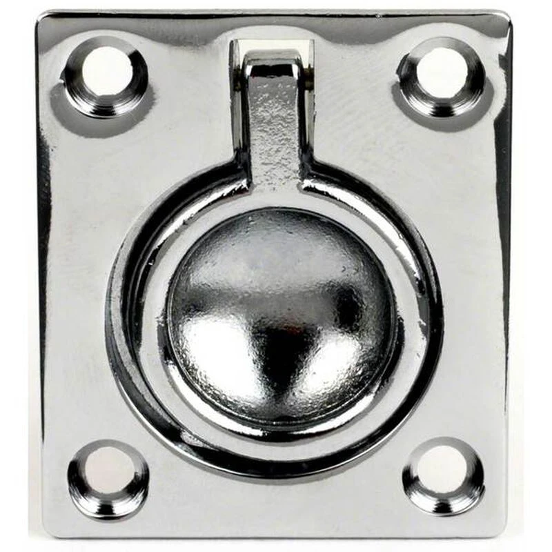 WHITECAP Chrome-Plated Flush Pull Latch, 1 ½” x 1 ¾” 1 WHITECAP Chrome-Plated Flush Pull Latch, 1 ½” x 1 ¾”