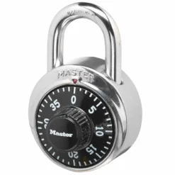 MASTER LOCK 1 7/8 Inch (48mm) Wide Combination Dial Padlock