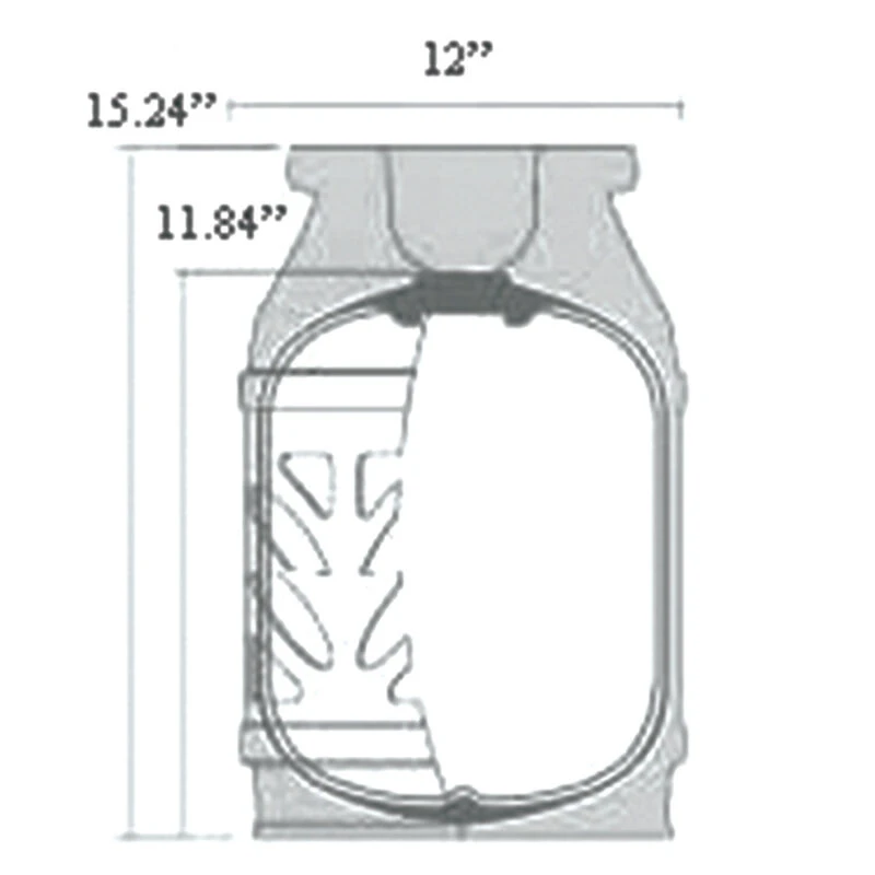 TRIDENT MARINE LPG Fiberglass Tank 11lb. 2 TRIDENT MARINE LPG Fiberglass Tank 11lb. - Image 2